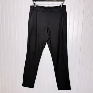Lululemon Black Classic Commission Athletic Trouser Pants Size 32